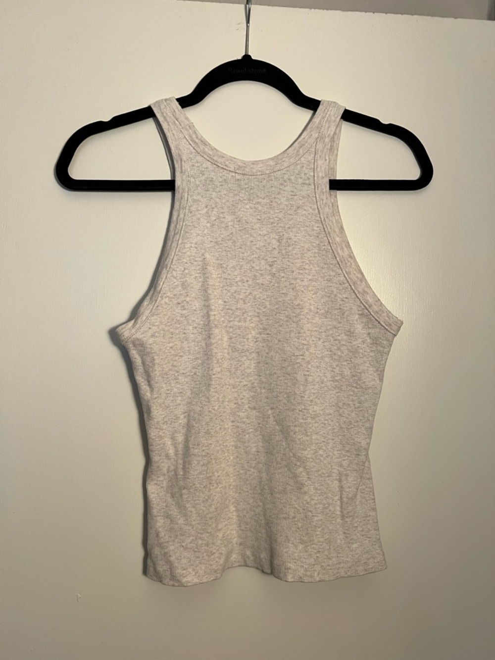 Buck Mason Surplus Rib Tank in Light Grey Heather - Picture 2 of 6